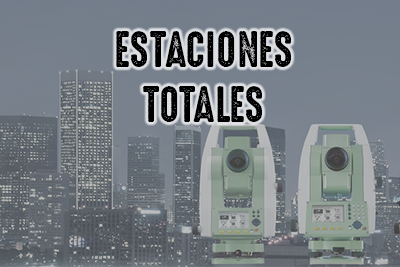 Estaciones totales para levantamiento y replanteo de terreno construcción obra minería topografía ingeniería civil Topogis peru marca Leica Topcon South Estaciones totales